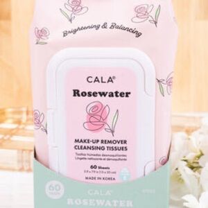 New Cala Rosewater makeup remover cleansing tissues